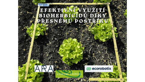 Cesta k efektivnímu využití bioherbicidů díky ultrapřesnému postřiku